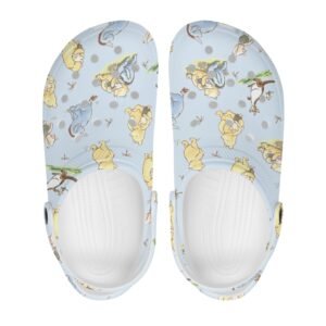 Winnie the Pooh Rubber EVA Clogs in Blue