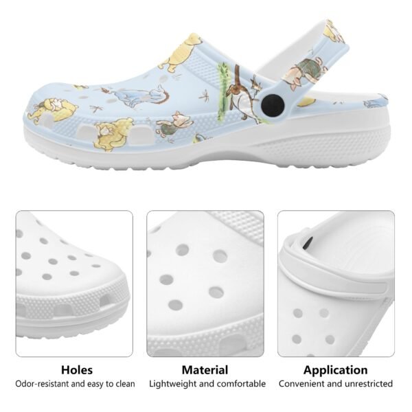 Winnie the Pooh Rubber EVA Clogs in Blue - Image 10