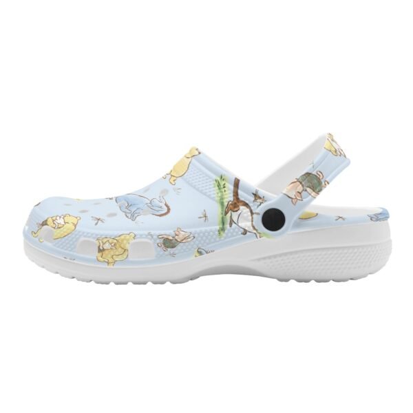 Winnie the Pooh Rubber EVA Clogs in Blue - Image 2