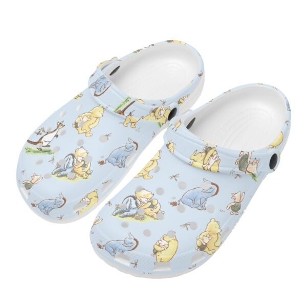 Winnie the Pooh Rubber EVA Clogs in Blue - Image 7