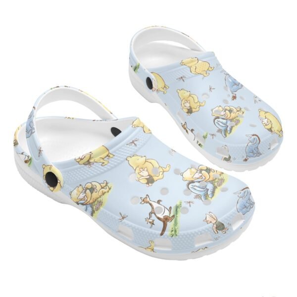 Winnie the Pooh Rubber EVA Clogs in Blue - Image 8