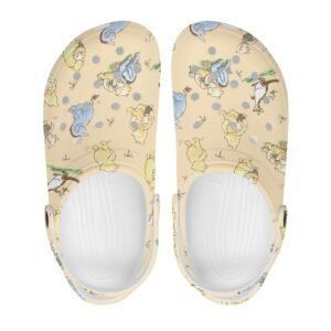 Winnie the Pooh Women's EVA Clogs in Yellow