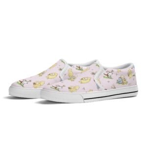 Winnie the Pooh Women's Slip On Shoes in Pink