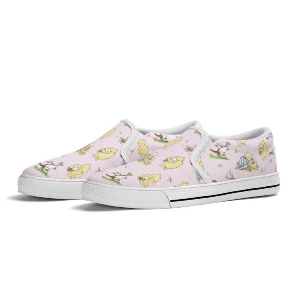 Winnie the Pooh Women's Slip On Shoes in Pink