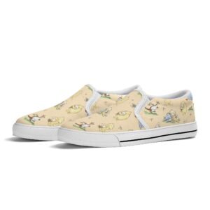 Winnie the Pooh Women's Slip On Shoes in Yellow