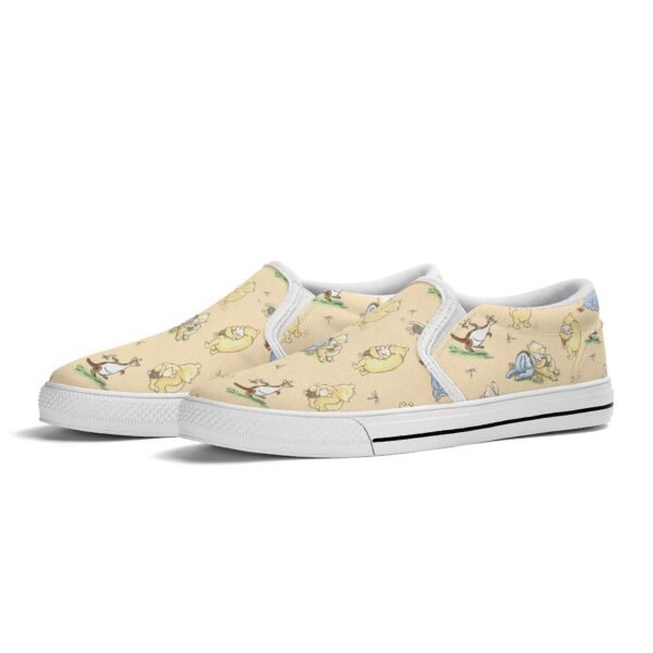 Winnie the Pooh Women's Slip On Shoes in Yellow