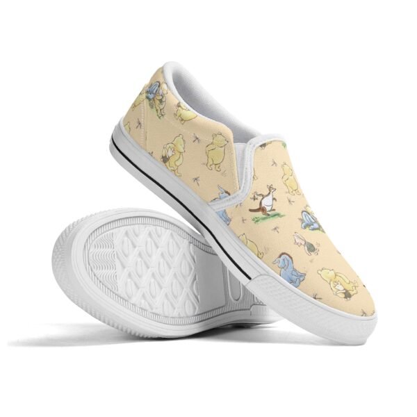 Winnie the Pooh Women's Slip On Shoes in Yellow - Image 8