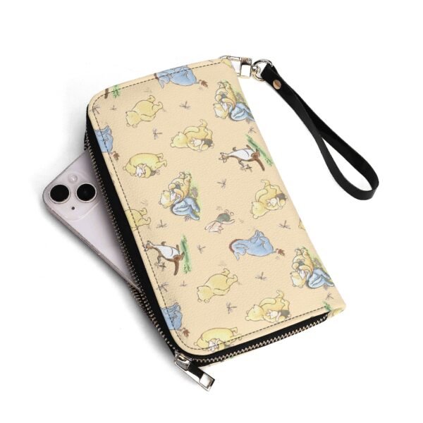 Winnie the Pooh Vegan Leather Wallet in Yellow - Image 6