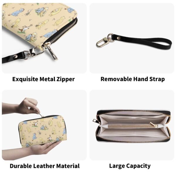 Winnie the Pooh Vegan Leather Wallet in Yellow - Image 9