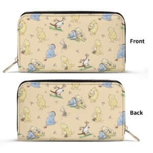 Winnie the Pooh Vegan Leather Wallet in Yellow