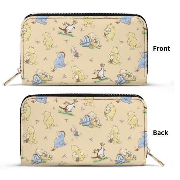Winnie the Pooh Vegan Leather Wallet in Yellow