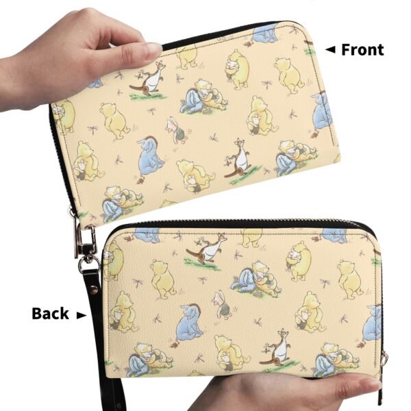 Winnie the Pooh Vegan Leather Wallet in Yellow - Image 2