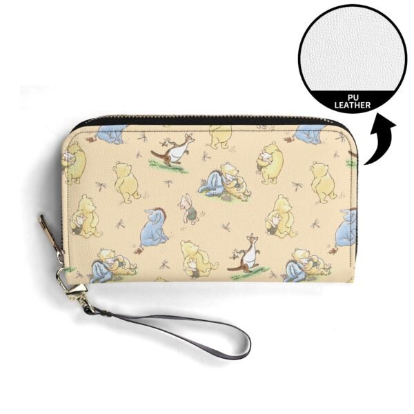 Winnie the Pooh Vegan Leather Wallet in Yellow - Image 3
