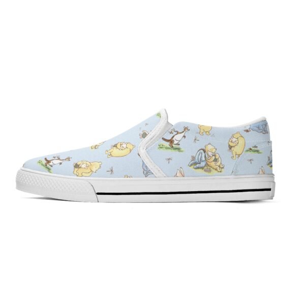 Women's Winnie the Pooh Shoes - Adult Slip On Shoes in Blue - Image 2