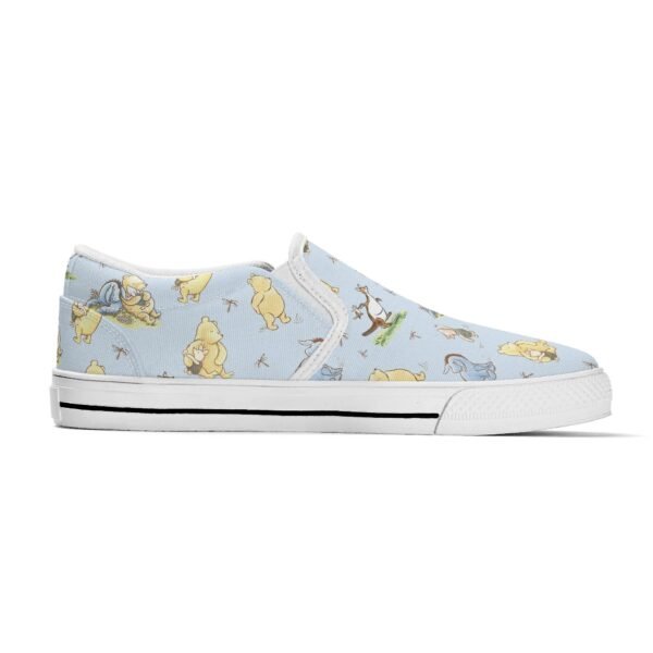 Women's Winnie the Pooh Shoes - Adult Slip On Shoes in Blue - Image 3