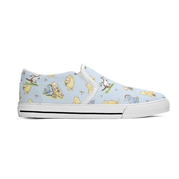 Women's Winnie the Pooh Shoes - Adult Slip On Shoes in Blue - Image 5