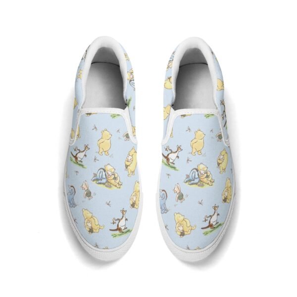 Women's Winnie the Pooh Shoes - Adult Slip On Shoes in Blue - Image 6