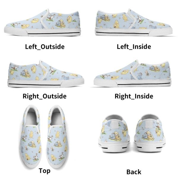 Women's Winnie the Pooh Shoes - Adult Slip On Shoes in Blue - Image 8