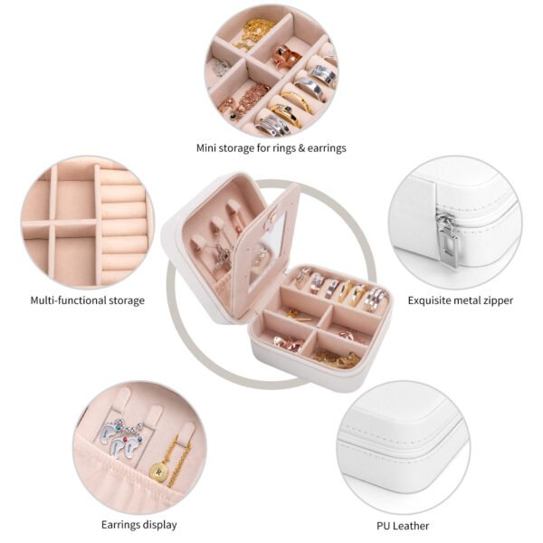 Winnie the Pooh Jewelry Box/Jewelry Organizer with Mirror in Pink - Image 7
