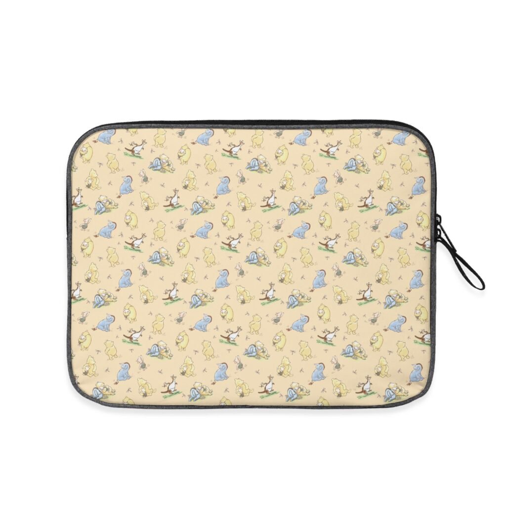 Winnie the Pooh laptop sleeve 13 inch or 14 inch
