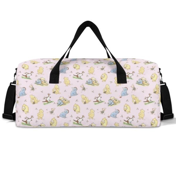 Pink Winnie the Pooh Duffel Bag/ Travel Bag/ Sports Gym Bag - Image 2