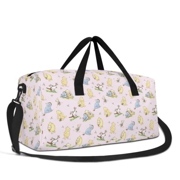 Pink Winnie the Pooh Duffel Bag/ Travel Bag/ Sports Gym Bag - Image 3