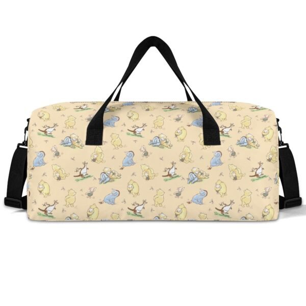Yellow Winnie the Pooh Duffel Bag/ Travel Bag/ Sports Gym Bag - Image 2