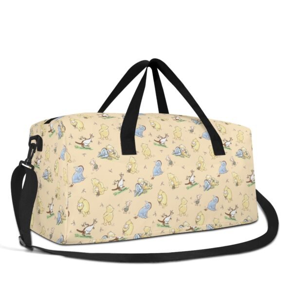 Yellow Winnie the Pooh Duffel Bag/ Travel Bag/ Sports Gym Bag - Image 3