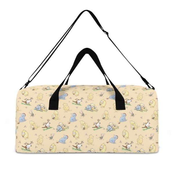 Yellow Winnie the Pooh Duffel Bag/ Travel Bag/ Sports Gym Bag - Image 4