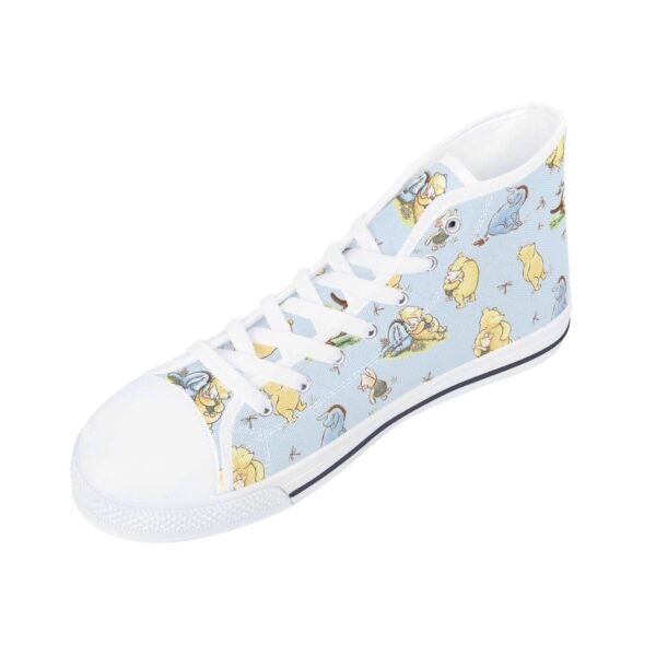 Winnie the Pooh Women's High Top Canvas Shoes in Blue - Image 10