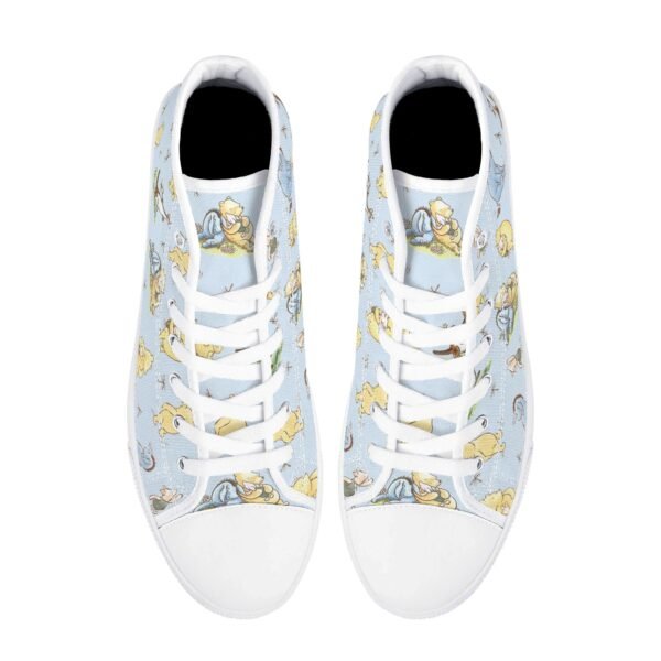 Winnie the Pooh Women's High Top Canvas Shoes in Blue - Image 2