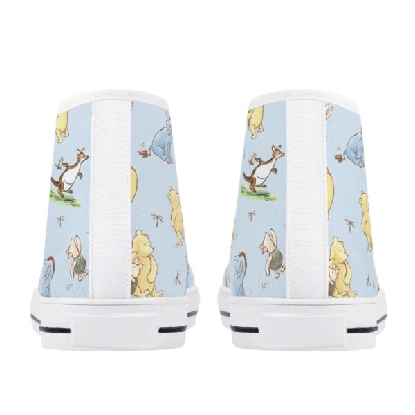Winnie the Pooh Women's High Top Canvas Shoes in Blue - Image 3