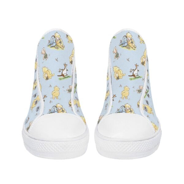 Winnie the Pooh Women's High Top Canvas Shoes in Blue - Image 4