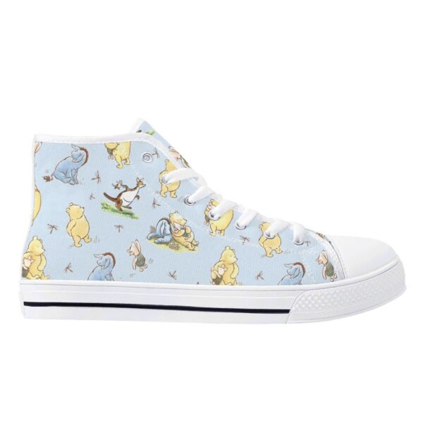 Winnie the Pooh Women's High Top Canvas Shoes in Blue - Image 8
