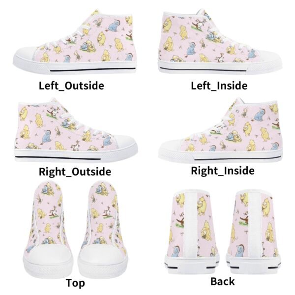Women's Winnie the Pooh High Top Shoes in Pink - Image 12