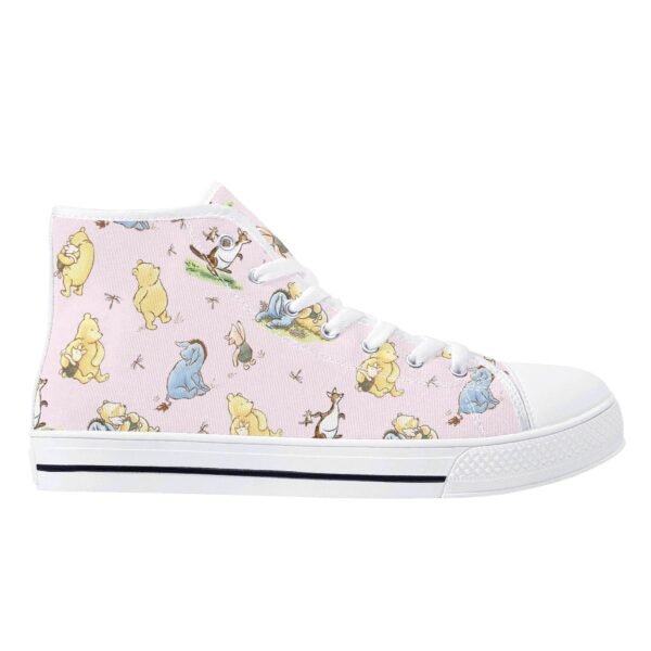 Women's Winnie the Pooh High Top Shoes in Pink - Image 8