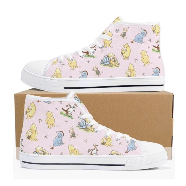 Women's Winnie the Pooh High Top Shoes in Pink - Image 9