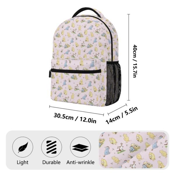 15 Inch Winnie the Pooh Backpack in Pink - Image 5