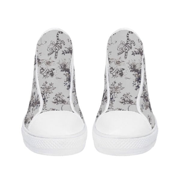 Winnie the Pooh High Top Shoes in Black and White - Image 10