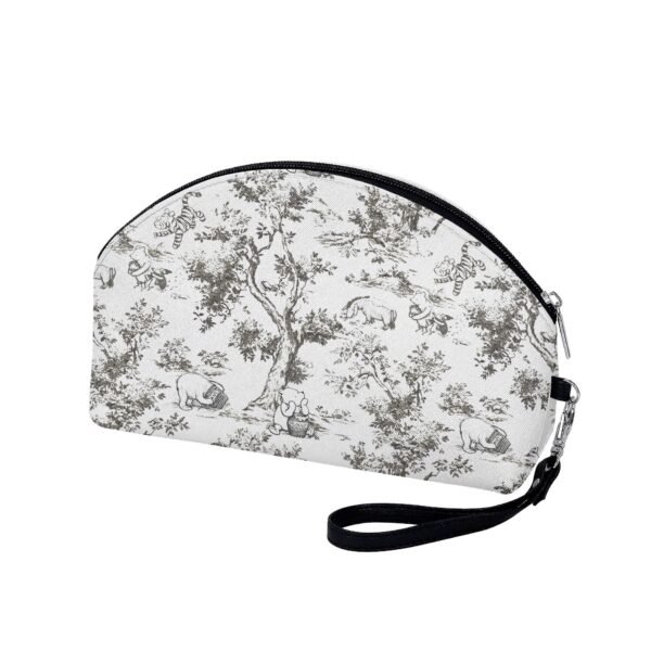 Curved Winnie the Pooh Makeup Bag in High Quality Vegan Leather - Image 2