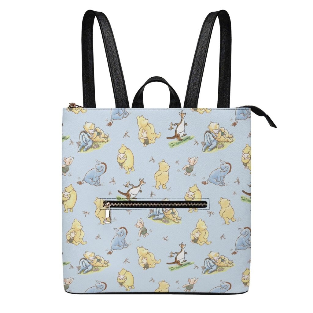 Winnie the Pooh Vegan Leather Backpack Purse