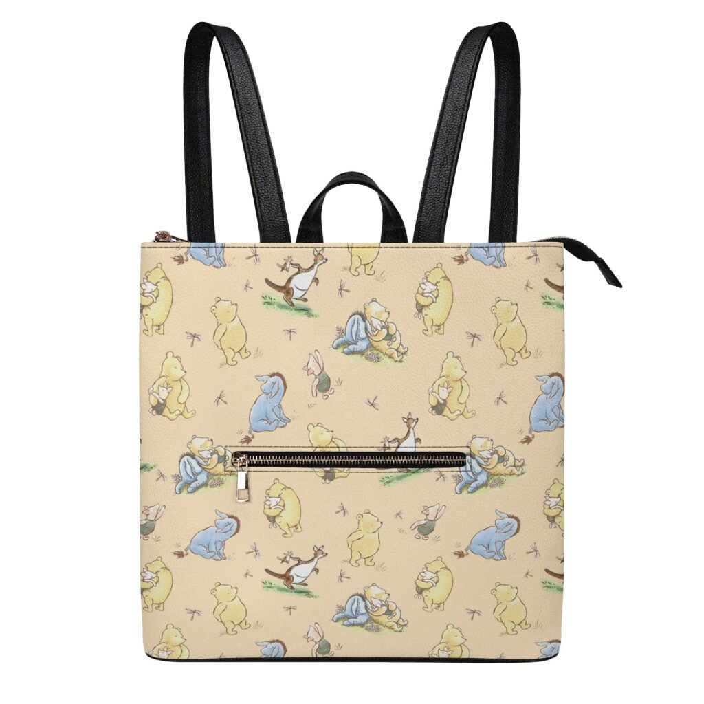 Winnie the Pooh Vegan Leather Backpack Purse