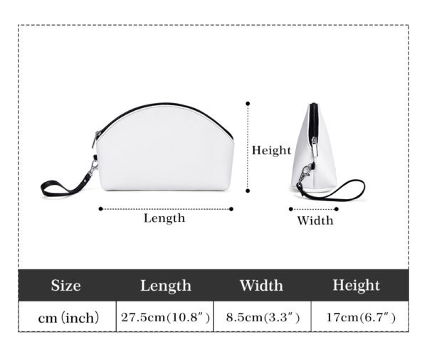 Curved Winnie the Pooh Makeup Bag in High Quality Vegan Leather - Image 8