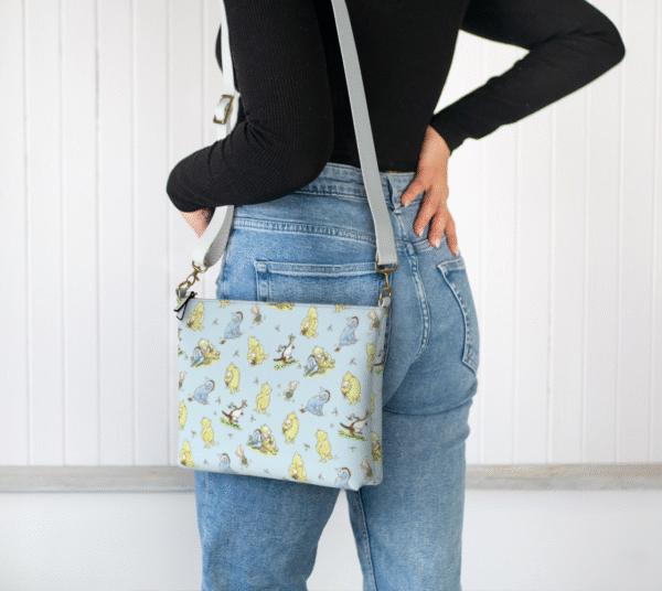 Winnie the Pooh Mini Bag in Blue - Made in Canada - Image 2