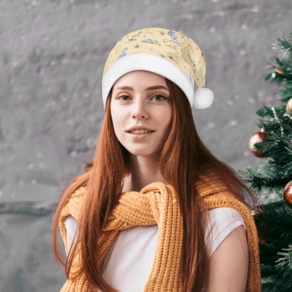 Yellow Winnie the Pooh Santa Hat - Image 4