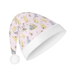 Winnie the Pooh Santa hat in pink