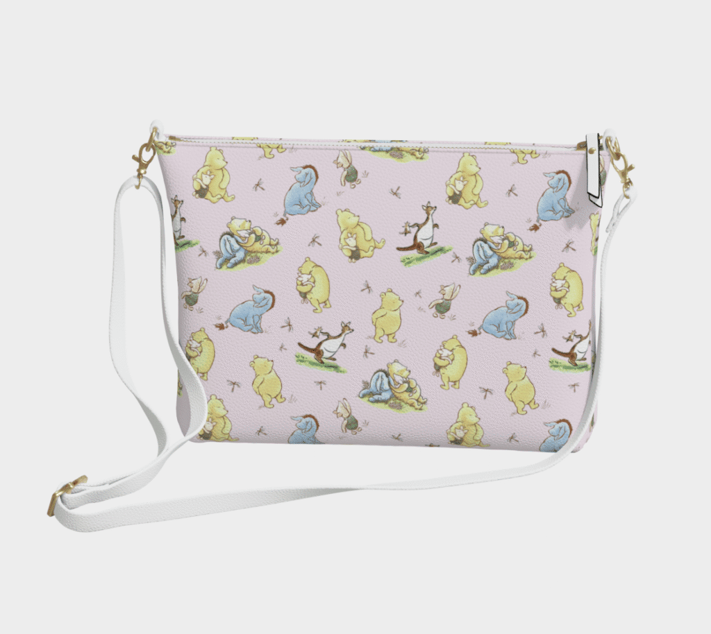 Winnie the Pooh Mini Bag in Pink - Made in Canada