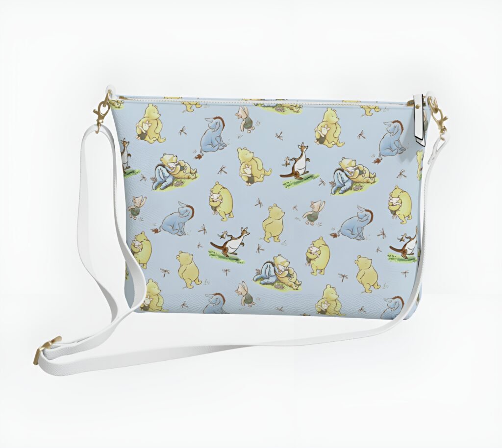 Blue Winnie the Pooh Mini Bag