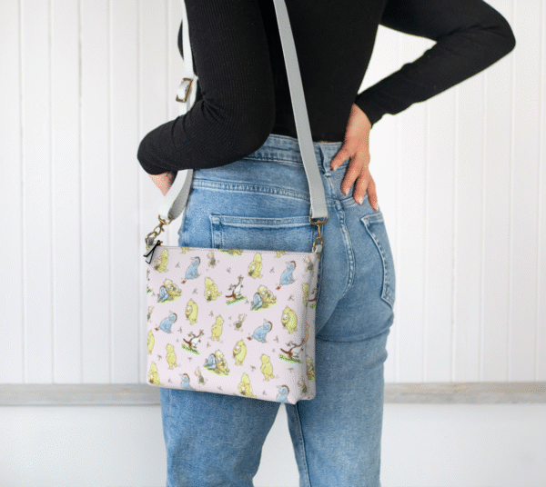 Winnie the Pooh Mini Bag in Pink - Made in Canada - Image 2