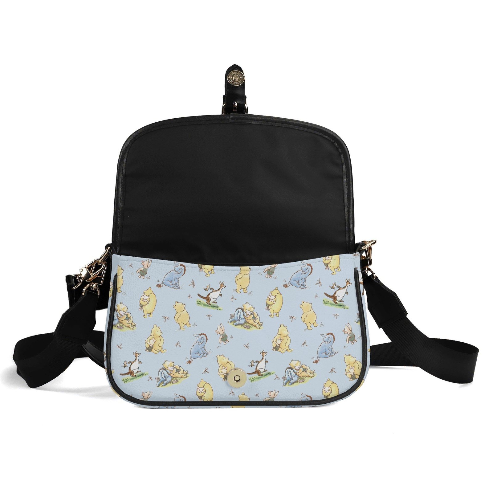 Blue Winnie the Pooh Mini Crossbody Bag with a Buckle - Image 6